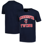 Minnesota Twins Youth Heart & Soul T-Shirt - Navy T-shirts