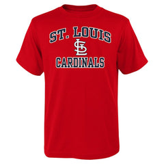 St. Louis Cardinals Youth Heart & Soul T-Shirt - Red T-shirts