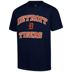 Detroit Tigers Youth Heart & Soul T-Shirt - Navy T-shirts