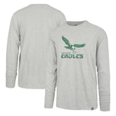 Philadelphia Eagles '47 Premier Franklin Long Sleeve T-Shirt - Gray T-shirts
