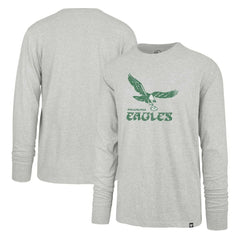 Philadelphia Eagles '47 Premier Franklin Long Sleeve T-Shirt - Gray T-shirts