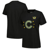 Chicago Cubs New Era Women's Armed Forces Day T-Shirt - Black T-shirts