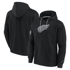 Detroit Red Wings Fanatics Elements Pace Pullover Hoodie - Black | US 201058838