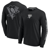 Pittsburgh Penguins Fanatics Elements Strive Long Sleeve T-Shirt - Black | US 201058845