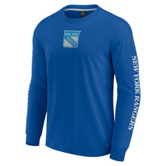 New York Rangers Fanatics Elements Strive Long Sleeve T-Shirt - Blue | US 201058852