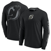 New Jersey Devils Fanatics Elements Strive Long Sleeve T-Shirt - Black | US 201058867