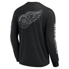 Detroit Red Wings Fanatics Elements Strive Long Sleeve T-Shirt - Black | US 201058876