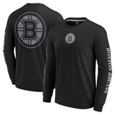 Boston Bruins Fanatics Elements Strive Long Sleeve T-Shirt - Black | US 201058890