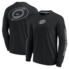 Carolina Hurricanes Fanatics Elements Strive Long Sleeve T-Shirt - Black | US 201058892