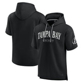 Tampa Bay Lightning Fanatics Elements Ready Short Sleeve Pullover Hoodie - Black | US 201058914