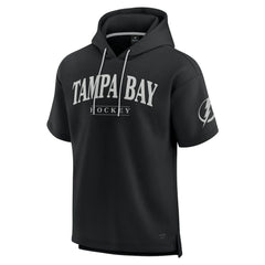 Tampa Bay Lightning Fanatics Elements Ready Short Sleeve Pullover Hoodie - Black | US 201058914