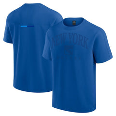 New York Rangers Fanatics Elements Flex Tri-Blend T-Shirt - Blue | US 201058936