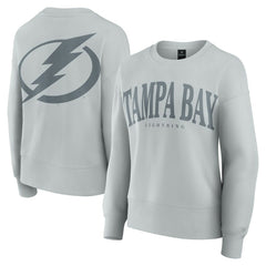 Tampa Bay Lightning Fanatics Women's Elements Flow Pullover Sweatshirt - Gray | US 201059075