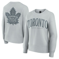 Toronto Maple Leafs Fanatics Women's Elements Flow Pullover Sweatshirt - Gray | US 201059076
