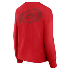 Carolina Hurricanes Fanatics Women's Elements Flow Pullover Sweatshirt - Red | US 201059086