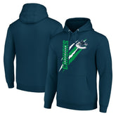 Vancouver Canucks Starter Color Scratch Fleece Pullover Hoodie - Blue | US 201059196