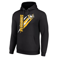 Pittsburgh Penguins Starter Color Scratch Fleece Pullover Hoodie - Black | US 201059209