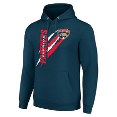 Florida Panthers Starter Color Scratch Fleece Pullover Hoodie - Blue | US 201059220