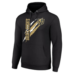 Vegas Golden Knights Starter Color Scratch Fleece Pullover Hoodie - Black | US 201059225
