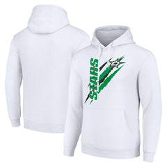 Dallas Stars Starter Color Scratch Fleece Pullover Hoodie - White | US 201059233