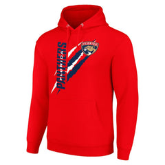 Florida Panthers Starter Color Scratch Fleece Pullover Hoodie - Red | US 201059249