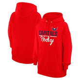 Washington Capitals G-III 4Her by Carl Banks Women's Team Fleece Pullover Hoodie - Red | US 201059314