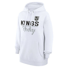 Los Angeles Kings G-III 4Her by Carl Banks Women's Team Fleece Pullover Hoodie - White | US 201059316