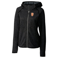San Francisco Giants Cutter & Buck Women's City Connect Mainsail Full-Zip Hooded Jacket - Heather Charcoal Jackets
