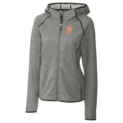 San Francisco Giants Cutter & Buck Women's City Connect Mainsail Full-Zip Hooded Jacket - Heather Gray Jackets