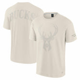Milwaukee Bucks Elements Iconic T-Shirt Cream - Fanatics