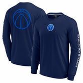 Washington Wizards Elements Strive Long Sleeve T-Shirt Navy - Fanatics
