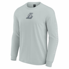 Los Angeles Lakers Elements Strive Long Sleeve T-Shirt Gray - Fanatics