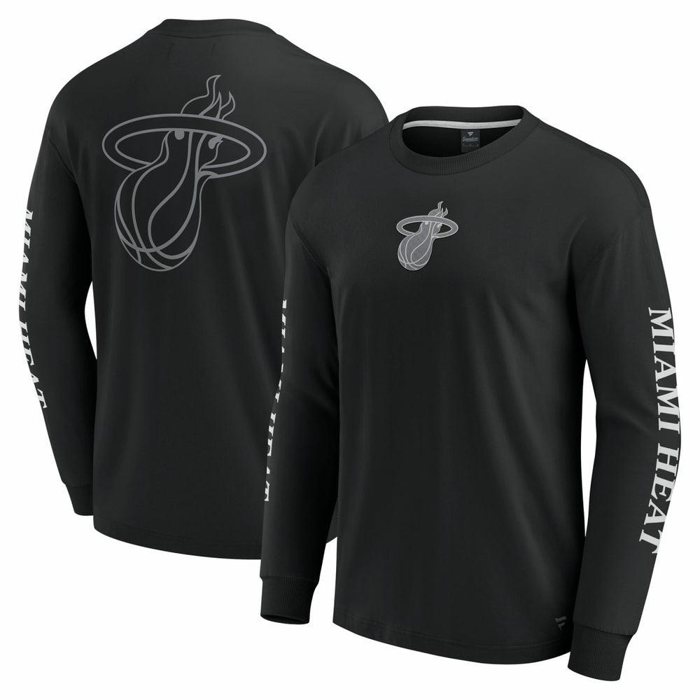 Miami Heat Elements Strive Long Sleeve T-Shirt Black - Fanatics