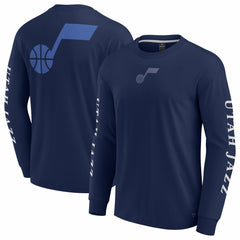 Utah Jazz Elements Strive Long Sleeve T-Shirt Navy - Fanatics