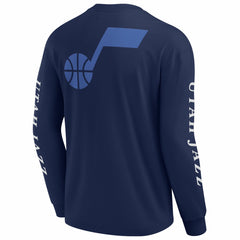 Utah Jazz Elements Strive Long Sleeve T-Shirt Navy - Fanatics