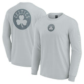 Boston Celtics Elements Strive Long Sleeve T-Shirt Gray - Fanatics
