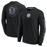 Brooklyn Nets Elements Strive Long Sleeve T-Shirt Black - Fanatics