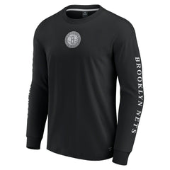 Brooklyn Nets Elements Strive Long Sleeve T-Shirt Black - Fanatics