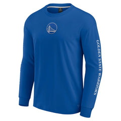 Golden State Warriors Elements Strive Long Sleeve T-Shirt Royal - Fanatics