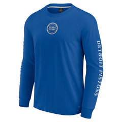 Detroit Pistons Elements Strive Long Sleeve T-Shirt Blue - Fanatics