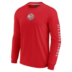 Atlanta Hawks Elements Strive Long Sleeve T-Shirt Red - Fanatics
