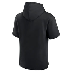 Chicago Bulls Elements Ready Short Sleeve Pullover Hoodie Black - Fanatics