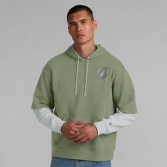 Los Angeles Lakers Elements Sleek Pullover Hoodie Olive - Fanatics