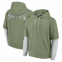 Phoenix Suns Elements Sleek Pullover Hoodie Olive - Fanatics