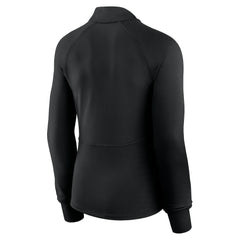 Philadelphia 76ers Women's Elements Match Raglan Quarter-Zip Top Black - Fanatics