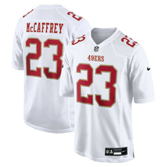 Christian McCaffrey San Francisco 49ers Fashion Game Jersey - White Jerseys