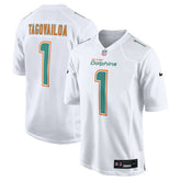 Tua Tagovailoa Miami Dolphins Fashion Game Jersey - White Jerseys