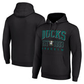 Anaheim Ducks Starter Retro Graphic Pullover Hoodie - Black | US 201066234
