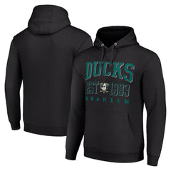 Anaheim Ducks Starter Retro Graphic Pullover Hoodie - Black | US 201066234