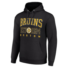 Boston Bruins Starter Retro Graphic Pullover Hoodie - Black | US 201066235